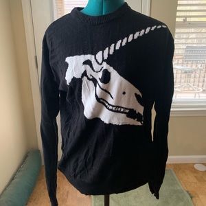 Unicorn skull sweater